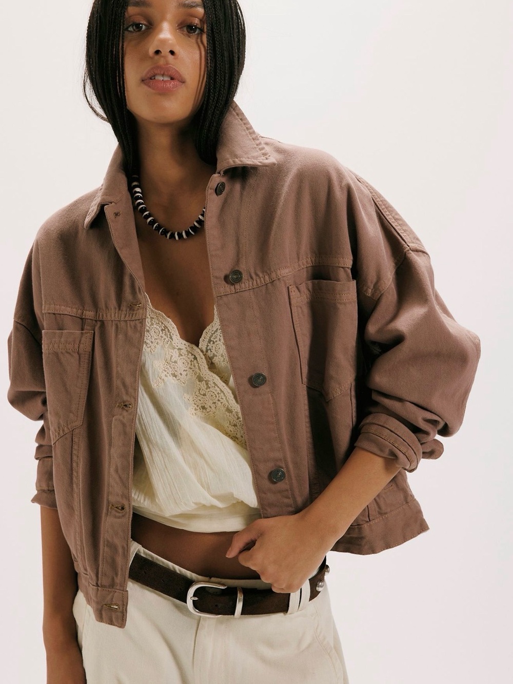 We The Free Opal Swing Denim Jacket